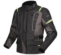 LS2 Narvik, textile jacket waterproof women L Black/Grey/Neon-Yellow