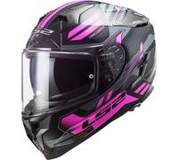 LS2 LS2 - Helmet FF327 Challenger Spin Titanium / Pink XXL
