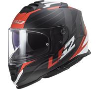 LS2 FF800 Storm II Nerve Helmet, black-red, size 2XL for Men