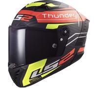LS2 LS2 - Helmet FF805 Thunder Carbon Black Attack Matt Red / H-V Yellow M
