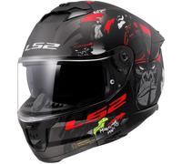 LS2 LS2 - Helmet FF808 Stream II Angry Monkey Matt Black / Red 3XL