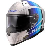 LS2 FF811 Vector II Freedom, full face helmet XXS Silver/White/Blue