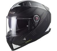 LS2 FF811 Vector II Splitter Helmet, black-white, size 2XS for Men