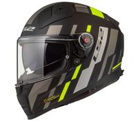 LS2 FF811 Vector II Tron, full face helmet XS Matt Black/Grey/Neon-Yellow