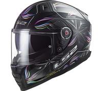 LS2 Vector II Tropical Helmet, black-white, size 2XS