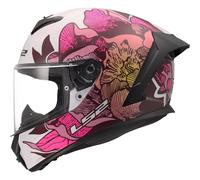 LS2 LS2 - Helmet FF820 Rapid III Poppies II White / Pink XXL