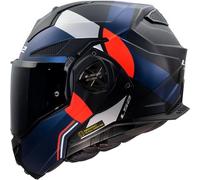 LS2 Advant X Motorbike Motorcycle Helmet Ultra Blue / Red