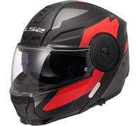 LS2 FF902 Scope II Modular Helmet Black/RedS Black,Red