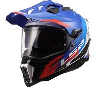 LS2 LS2 - Helmet MX701 Explorer Hexa White / Blue / Red XXL