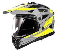LS2 LS2 - Helmet MX702 Pioneer II Namib Matt Grey / H-V Yellow M