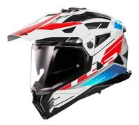 LS2 LS2 - Helmet MX702 Pioneer II Namib White / Blue / Red 3XL