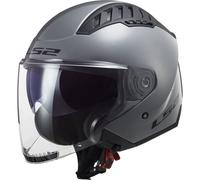 LS2 OF600 Copter II Solid Jet Helmet, grey, size M