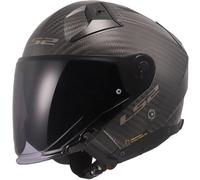 Ls2 Of603 Infinity Ii Carbon Open Face Helmet Black L
