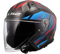 LS2 LS2 - Helmet OF603 Infinity II Carbon Urus Blue / Red XXL