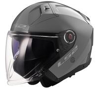 LS2 OF603 Infinity II Solid Jet Helmet, grey, size 3XL