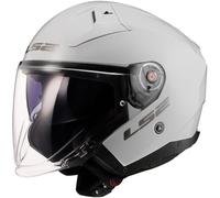 LS2 OF603 Infinity II Solid Jet Helmet, white, size XS