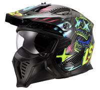 LS2 OF606 DRIFTER PAYZ Integralhelm schwarz-blau XXL