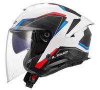 LS2 LS2 - Helmet OF618 Verso II Air White / Blue / Red L