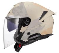 Ls2 Of618 Verso Ii Aqua Open Face Helmet Beige XS