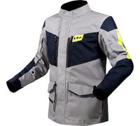 LS2 Metropolis Evo, textile jacket waterproof XXL Light Grey/Dark Blue/Neon-Yellow