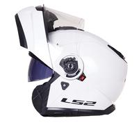 LS2 FF908 Strobe II Solid Helmet, white, size M