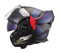 LS2, Modular Motorcycle Helmet ADVANT X ULTRA Matt Blue Red, 3XL