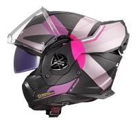 LS2, Modular Motorcycle Helmet ADVANT X ULTRA Matt Grey Purple, XS