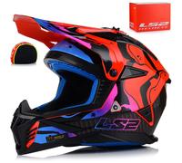 LS2 MOTOCROSS HELMET MX708 FAST II WASH OFF ROAD ECE22.06 QUAD ATV MX MOTORBIKE