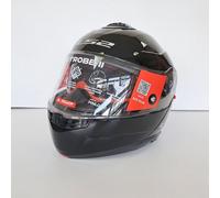 LS2 Motorcycle Flip Up Helmet - FF908 Strobe II (Gloss Black)