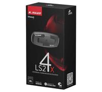 LS2 Cardo Freecom 4x Bluetooth Communication System Single Set, black