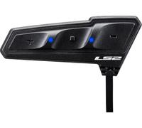 LS2 Motorcycle Helmet INTERCOM SPECTRUM EVO - Co-developed with MIDLAND - Bluetooth - 4 Way - Noise Cancelling Powered by AI. Voice Operation.