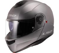 LS2 FF908 Strobe II Solid Helmet, silver, size L for Men