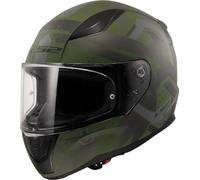 LS2 Motorcycle Helmet. Rapid II Full Face Crash Helmet. ECE 22.06 Homologation. Thunderbirds Matt Military Green. L
