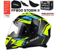 LS2 MOTORCYCLE HELMETS FF800 STORM-2 Full Face Dual Visor Motorbike Crash Helmet