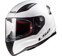 LS2 Motorcycle Helmets-Rapid, White, Size L