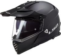 LS2 MX436 Pioneer Evo Motocross Helmet, black, size XL for Men