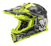 LS2 MX437 EVO KIDS MOTOCROSS MOTORBIKE QUAD HELMET CRUSHER YELLOW