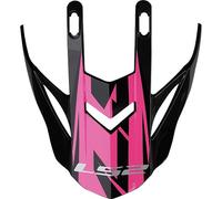 LS2 MX437 Fast Evo Helmet Peak, black-pink