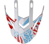 LS2 MX437 Fast Evo Helmet Peak, white-red-blue
