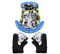 LS2 MX437 Fast Evo Inner Lining & Cheek Pads, blue, size S