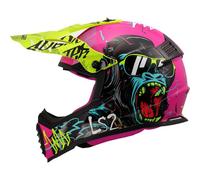 LS2 MX437 FAST EVO MINI II GORILLA Kinder MX-Helm violett S