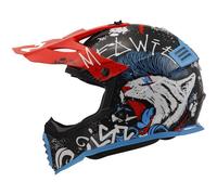 LS2 MX437 FAST EVO MINI II STARMAW Kinder MX-Helm schwarz M