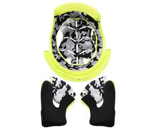 LS2 MX437J Fast Mini Inner Lining & Cheek Pads, yellow, size L