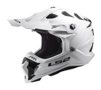 LS2 MX700 Subverter Evo II Solid Motocross Helmet, white, size XL for Men