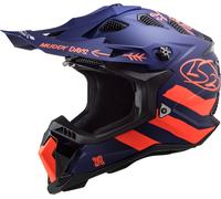 LS2 MX700 Subverter Evo Cargo Motocross Helmet, blue, size S for Men