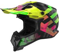 LS2 MX700 Subverter Evo II Chromatic Motocross Helmet, black-yellow, size 2XL for Men