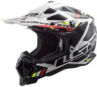 LS2 MX700 Subverter Evo II MX Helmet Stomp White/Black GlossXL Stomp White,Black Gloss