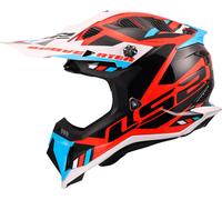 LS2 MX700 SUBVERTER EVO II STOMP MX-Helm weiss-blau-rot XL
