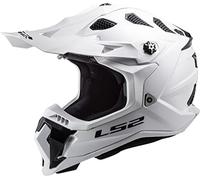 LS2 MX700 Subverter Evo II Solid Motocross Helmet, white, size L