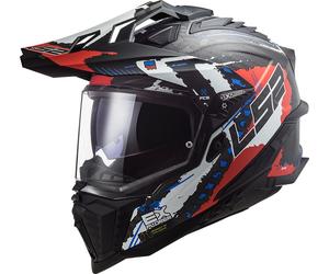 LS2 MX701 C EXPLORER EXTEND cross helmet matt red S